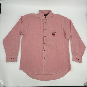 Three Square Royce Apparel University of Maryland Button Up Shirt Mens XL‎